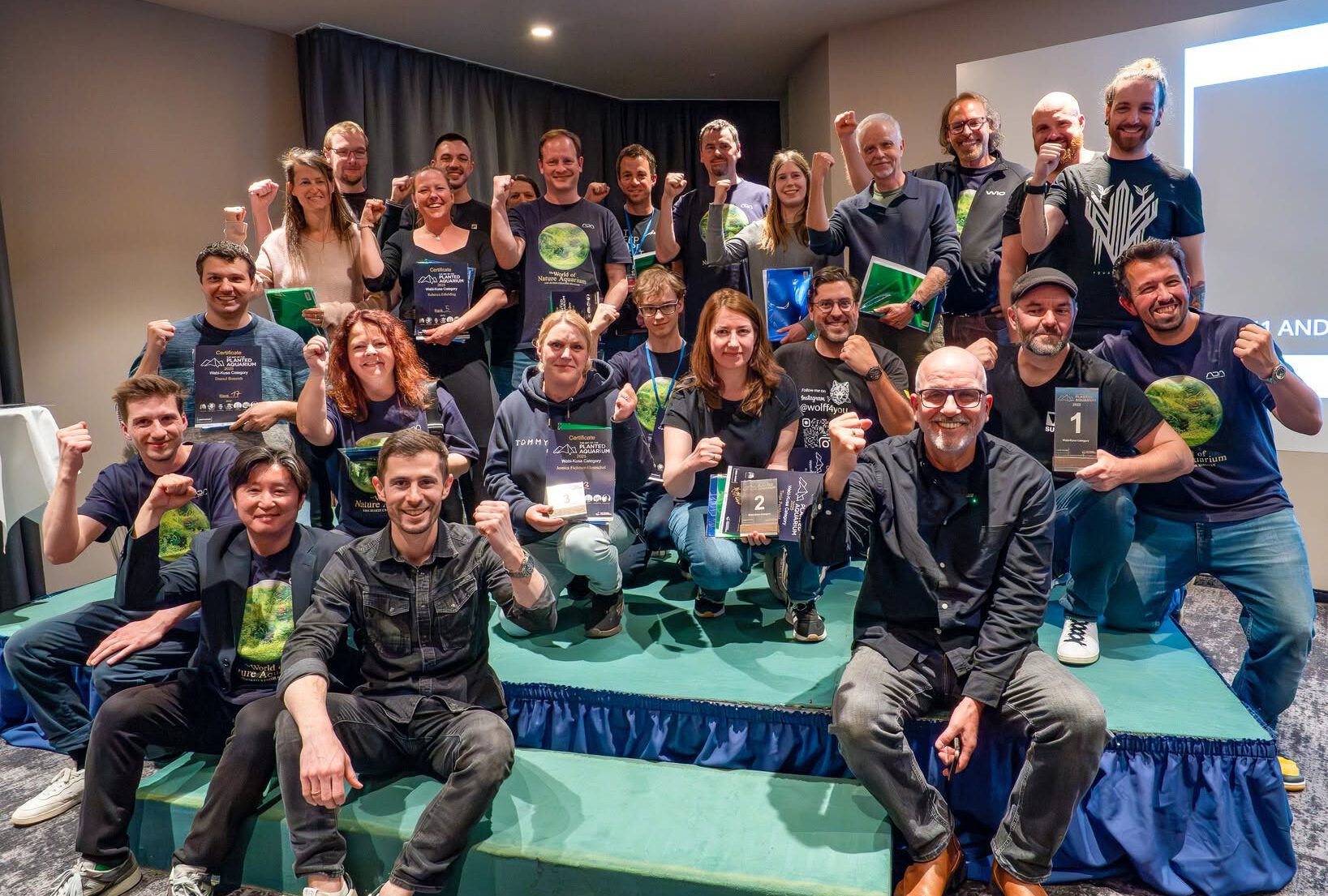Taotpa 2025 Gruppenphoto Preisverleihung The Art of the PLANTED AQUARIUM